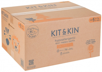 Scutece Hipoalergenice Eco Kit&Kin Chilotel Junior Marimea 5 12-17 kg 120 buc 