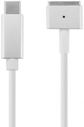 Cablu de Date cu conector USB Type-C la conector MagSafe 2 5 Pini 1.8m pentru MacBook Air / Pro A1466 A1425 A1502 A1398 Alb 