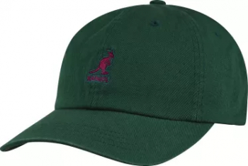 Sapca Kangol Washed Cotton Adjustable Baseball Verde 