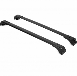 Set 2 bare portbagaj transversale compatibil PEUGEOT 3008 II 2016-Prezent Culoare negru 