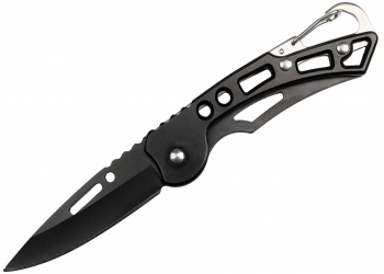 Briceag de buzunar IdeallStore® Futuristic Knife otel inoxidabil 15.5 cm negru 