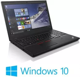 Laptop Lenovo ThinkPad T560 i5-6200U 256GB SSD Display NOU FHD Win 10 Home 