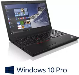 Laptop Lenovo ThinkPad T560 i5-6200U 256GB SSD Display NOU FHD Win 10 Pro 