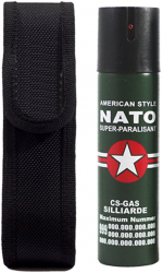 Spray paralizant de autoaparare IdeallStore propulsie jet 110 ml verde husa inclusa 