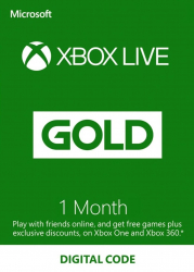 XBOX LIVE GOLD 1 Month Membership - XBOX ONE MICROSOFT Code 