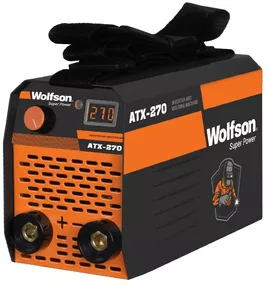 Aparat de sudura WOLFSON® ATX-270 MMA 120A afisaj electronic LCD Invertor tehnologie inalta