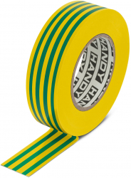 Banda izolatoare- 19 mm x 20 m - Galben Verde 