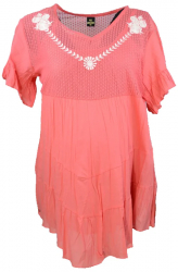Bluza cu maneca scurta pentru gravide New Star NWS15RO Rosu 