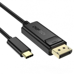 Cablu USB-C - Displayport Choetech XCP-1801 1.2m negru 