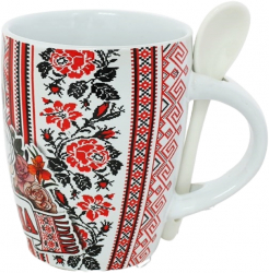 Cana Suvenir cu lingurita Romania 10cm 