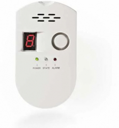 Detector de gaz Nedis alb 