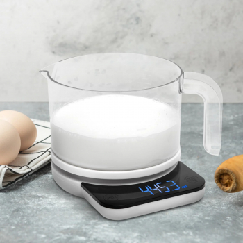 Dozator si cantar digital de bucatarie - 2 x AAA - 800 ml 
