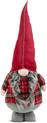 Figurina Decorativa Spiridus Scandinav de Craciun cu Inaltime 95 cm Culoare Rosu 