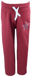 Pantaloni sport pentru fete Wendee DK15144-2B-122 Rosu 
