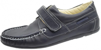Pantofi din piele pentru baieti Ozcan KLf-1-36 Bleumarin 