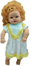 Papusa fetita 60 cm pentru copii 3+ ani Mini Junior PPN2-C Multicolor