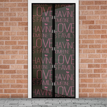 Perdea anti-tantari pt. usi cu inchidere magnetica 100 x 210 cm - zLove 