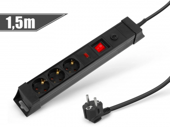 Prelungitor cu protectie la supratensiune 230 V 16 A 1 5 m