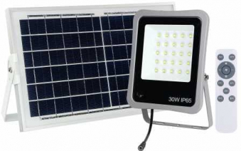 Proiector solar Well 30W panou solar 6W lumina rece
