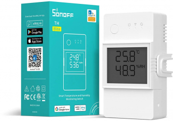 Releu inteligent Wi-Fi Sonoff THR320D 20A Temperatura umiditate Monitor LCD