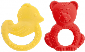 Set 2 jucarii pentru dentitie 0 luni+ Tullo 770516 Multicolor
