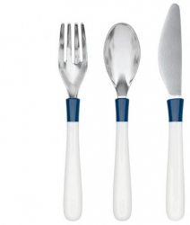 Set 3 Tacamuri Mari pentru Copii Navy 