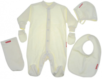 Set 5 piese pentru copii Marcinkowski 406379-56 Crem 