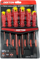 Set 6 surubelnite izolate cu varf magnetic Dekton DT65510 