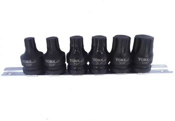 Set de 6 imbusuri Torx Plus de impact 1/2 