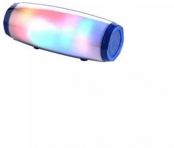 Boxa portabila SIKS® lumina ambientala multicolora wireless radio FM albastru 
