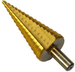 Burghiu in trepte Geko G38500 4-32 mm acoperit cu titan 