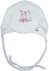 Caciula pentru fete Koala Ptaszek KOP3214-74 Alb 