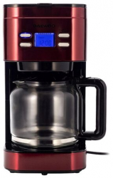 Cafetiera cu display digital 1000W capacitate 1.5 l 
