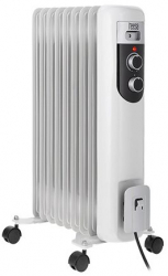 Calorifer electric 9 elementi 3 trepte de incalzire 2000 W termostat reglabil