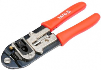 Cleste pentru sertizat Yato YT-2244 pentru mufe RJ11 RJ12 RJ45 