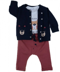 Compleu 3 piese pentru baieti Karen CPB45-86 Multicolor 