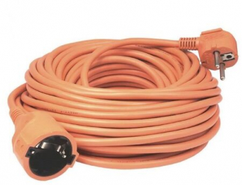 Cordon prelungitor cu cupla si fisa 10m IP20 Portocaliu max 3680W 