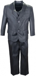 Costum elegant 3 piese pentru baieti Janke CEB-01-80-cm Negru 