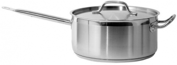 Cratita cu capac si maner uz profesional Yato Gastro 28x13cm capacitate 8l Inox alimentar 