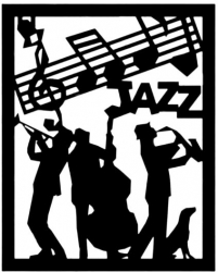 Decoratiune metalica de perete Krodesign Jazz Wall 60 cm grosime 1.5 mm 
