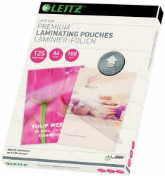 Folie Leitz UDT pentru laminare la cald A4 125 microni 