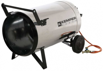 Generator de aer cald Kemper INOX alimentare gaz butan 105 kW