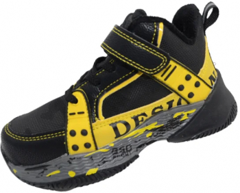 Ghete ortopedice imblanite pentru baieti Tom Miki T-0222-D Negru 