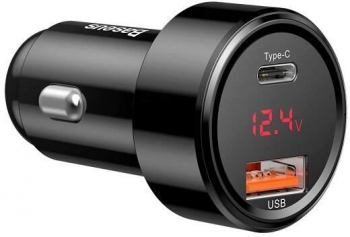 Incarcator Auto Quick Charge QC4+ 45W 6A - Baseus Magic Series CCMLC20C-01 Negru