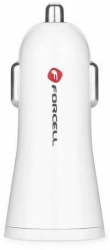 Incarcator Auto Universal Quick Charger 3.0 2.4A - Forcell Charger Alb 