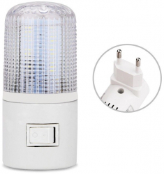 Lampa de veghe cu alimentare priza LED si intrerupator PRC 