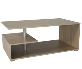 Masuta de cafea din pal maro stejar sonoma Dorisa 110x60x45 cm 