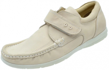 Pantofi din piele pentru baieti Ozcan OZC-6-36 Crem 