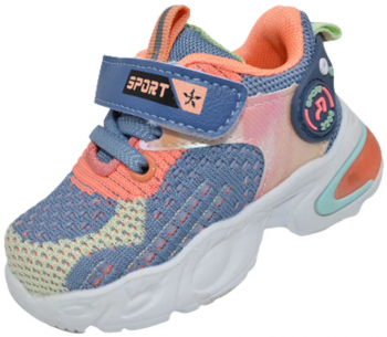 Pantofi sport ortopedici din panza pentru fete Tom Miki C-T9948-M-24 Multicolor 