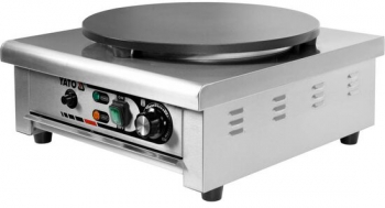 Plita pentru clatite profesionala Yato Gastro Inox putere 3000 W diametru 400 mm 